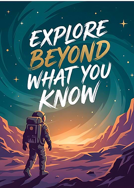 Astronaut exploring a new planet