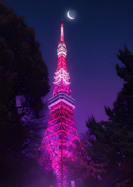 Tokyo Tower at Night