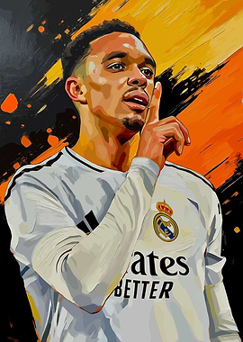 Football Player in White Jersey