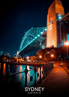 Sydney Harbour Bridge at Night