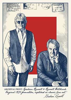 Graham Russell and Russell Hitchcock Archival Print