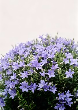 Purple Bellflowers in Bloom