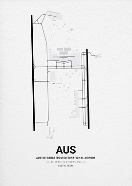 Austin-Bergstrom International Airport Map