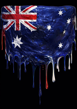 Melting Australian Flag