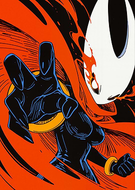 Comic Art of a Hand Reaching Out