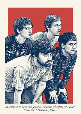 Portrait of Four Men