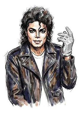 Michael Jackson in Leather Jacket