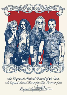 Engraved Archival Record of a Band