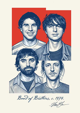 Band of Brothers c. 1974 Portrait