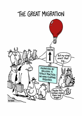The Great Migration Cartoon