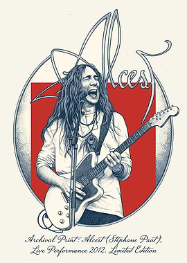 Alcest Live Performance Poster