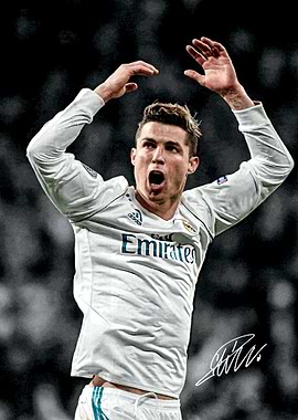 Cristiano Ronaldo celebrating