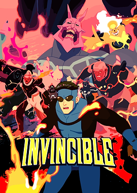 Invincible Comic Book Poster