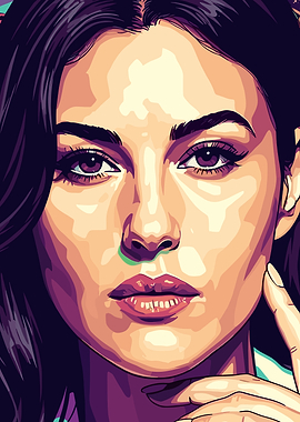 Pop Art Portrait of a Woman