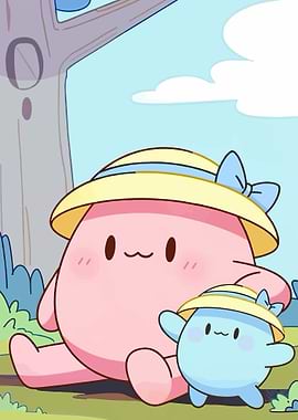 Cute Characters in Summer Hats