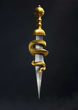 Golden Snake Sword