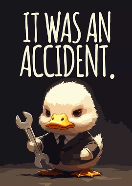 Duck with Wrench Declares 'It Was An Accident'