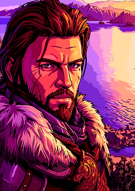 Viking Warrior Portrait