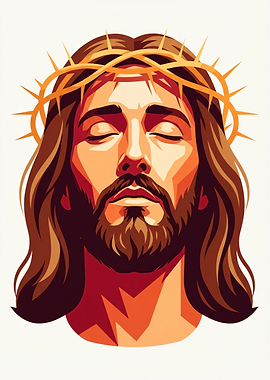Jesus Christ with Crown of Thorns