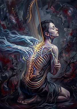 Surreal Harpist and Nervous System