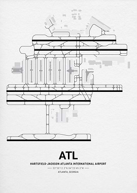 Hartsfield-Jackson Atlanta International Airport Map