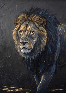 Majestic Lion Portrait