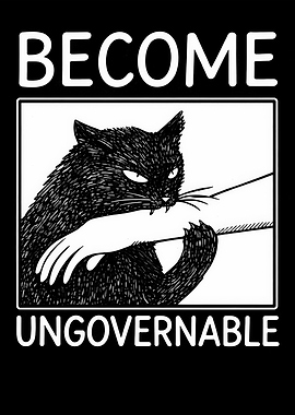 Black Cat Biting Arm 'Become Ungovernable'