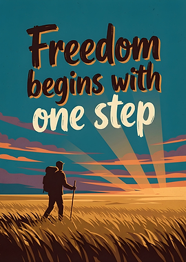 Freedom Begins With One Step