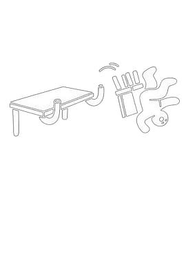 Table and Falling Figure