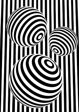 Optical Illusion Spheres