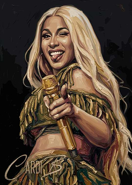 Cardi B Painting art