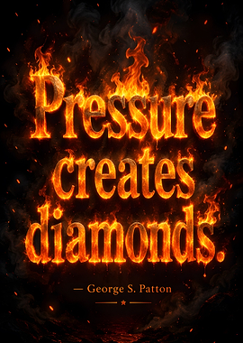 Pressure Creates Diamonds Quote