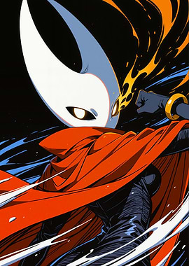 Hornet in action with fiery attack