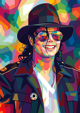 Michael Jackson Pop Art Portrait