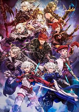 Final Fantasy XIV Endwalker Poster