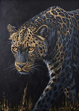 Leopard with Golden Spots