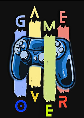 Game Over Controller Art