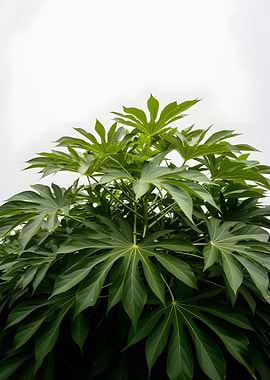 Lush Green Aralia Plant