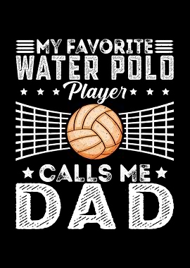 Water Polo Dad T-Shirt Design