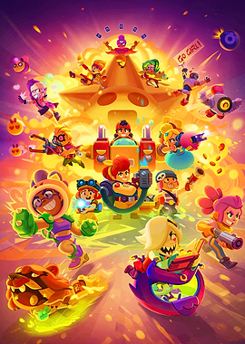 Brawl Stars Characters in Action