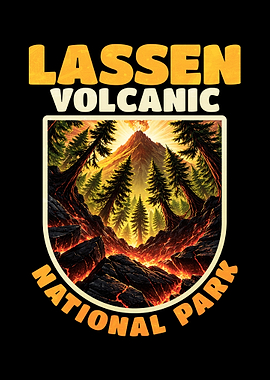 Lassen Volcanic National Park Poster