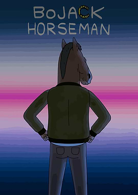 Bojack Horseman TV Show Art Poster