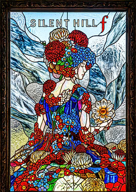 Silent Hill f Stained Glass Art