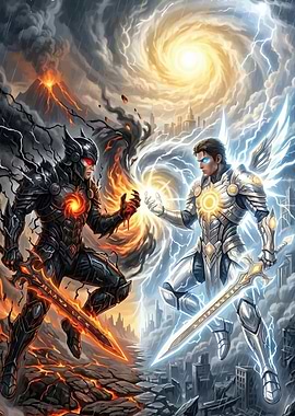 Epic Battle of Light and Dark