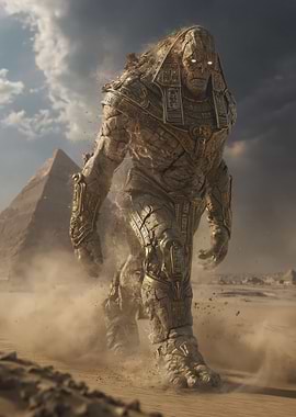 Giant Egyptian Stone Golem