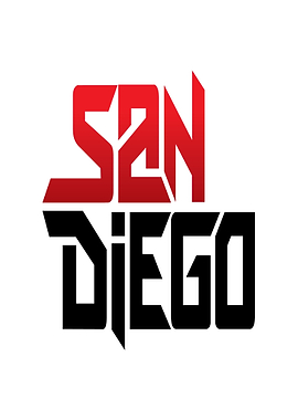 San Diego Text Art