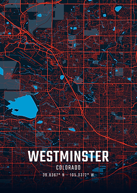 Westminster Colorado City Map