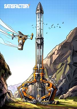 Satisfactory Game Art