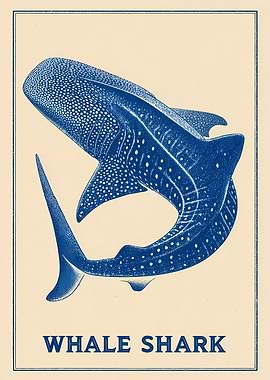 Whale Shark Illustration