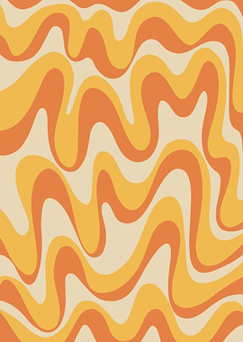 Retro Wavy Pattern
